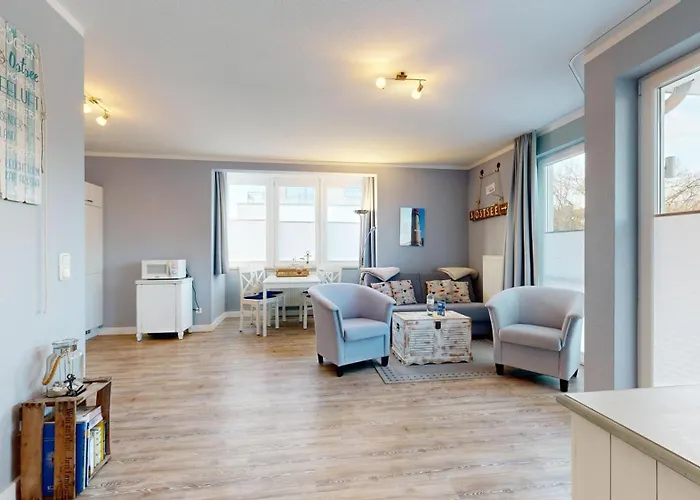 Strandnahe Fewo Mit Balkon, Residenz Bel Vital 19, Binz
